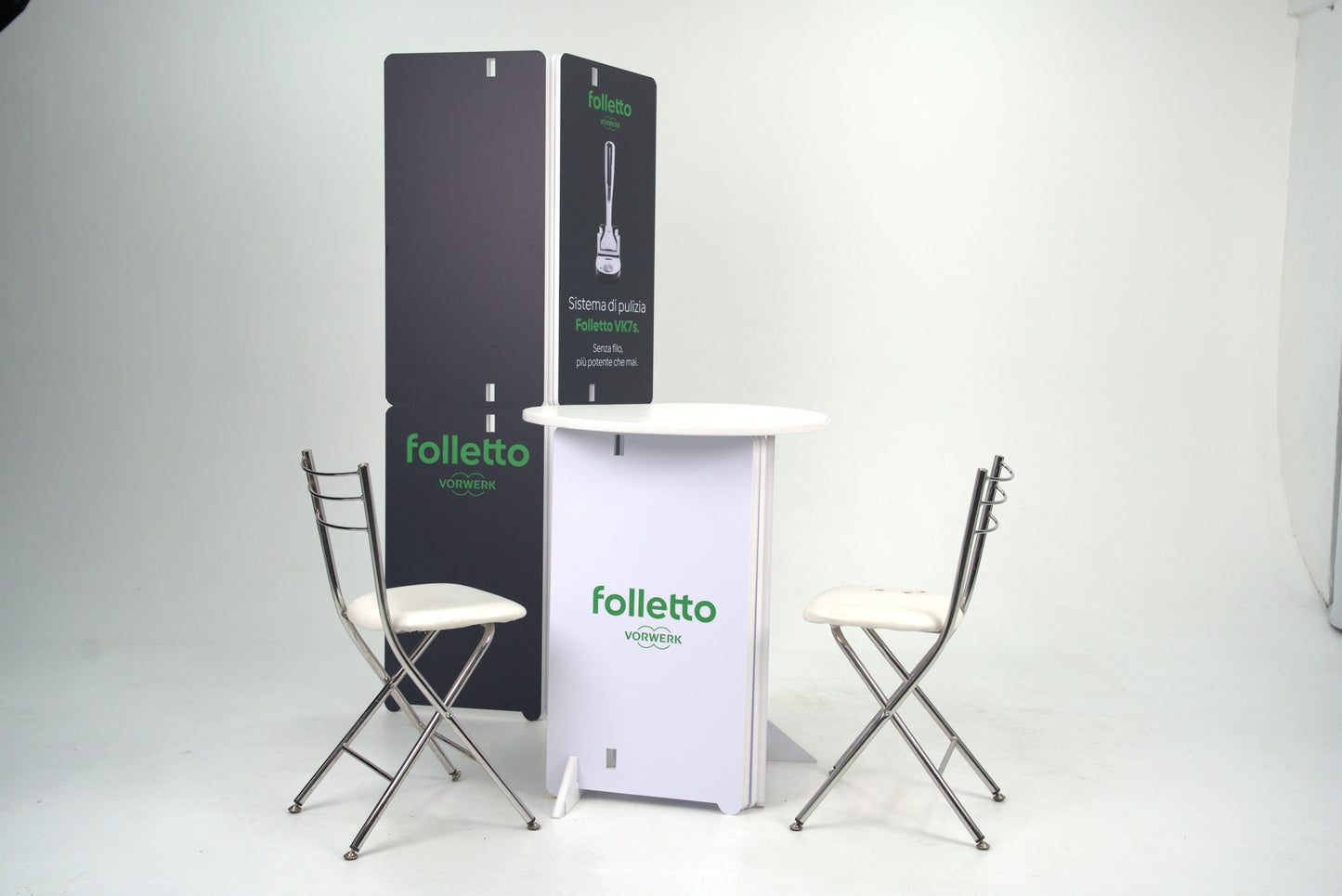 TOTEM pubblicitario FOLD UP bifrontale*