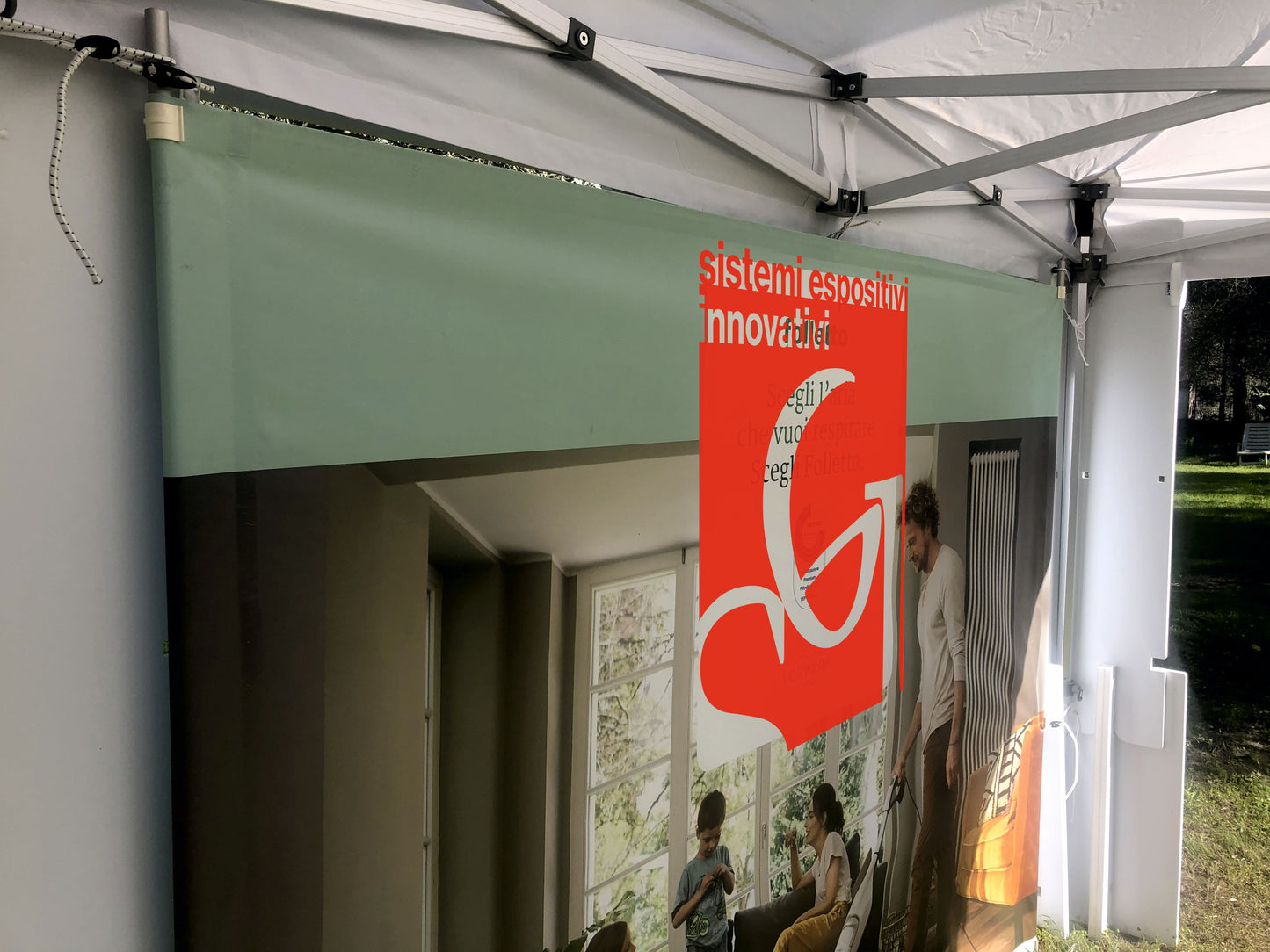 TELO lati GAZEBO stampato su due lati *