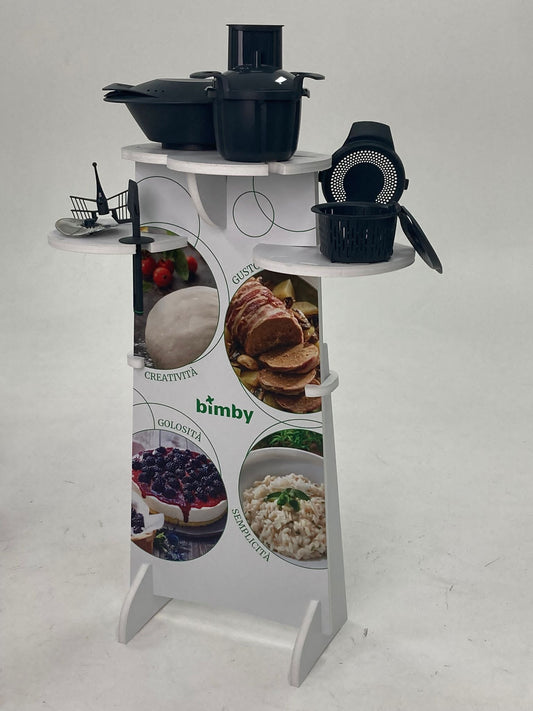 Totem Bimby in omaggio con set 3 Tavoli