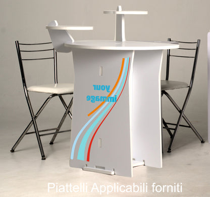PLACCHE AGGIUNTIVE E PIATTELLI PORTA ACCESSORI per Tavolo componibile bimby